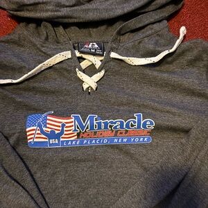 Miracle Holiday Classic Gray Hoodie lightweight